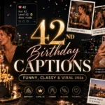 42nd Birthday Captions For Instagram