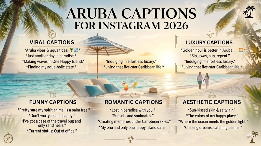 Aruba Captions For Instagram
