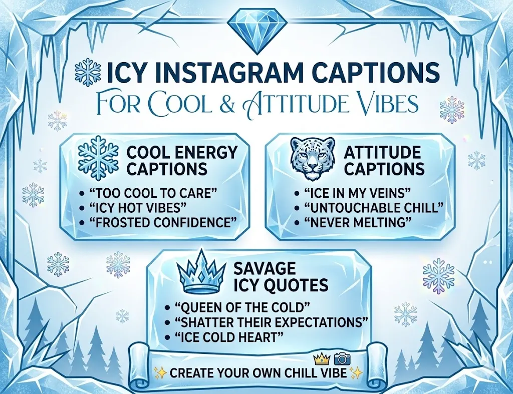Icy Captions For Instagram