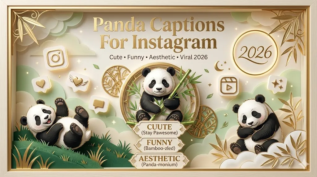 Panda Captions For Instagram