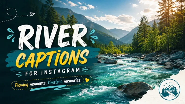 River Captions For Instagram