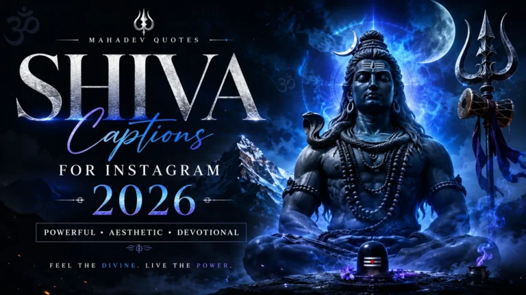Shiva Captions For Instagram