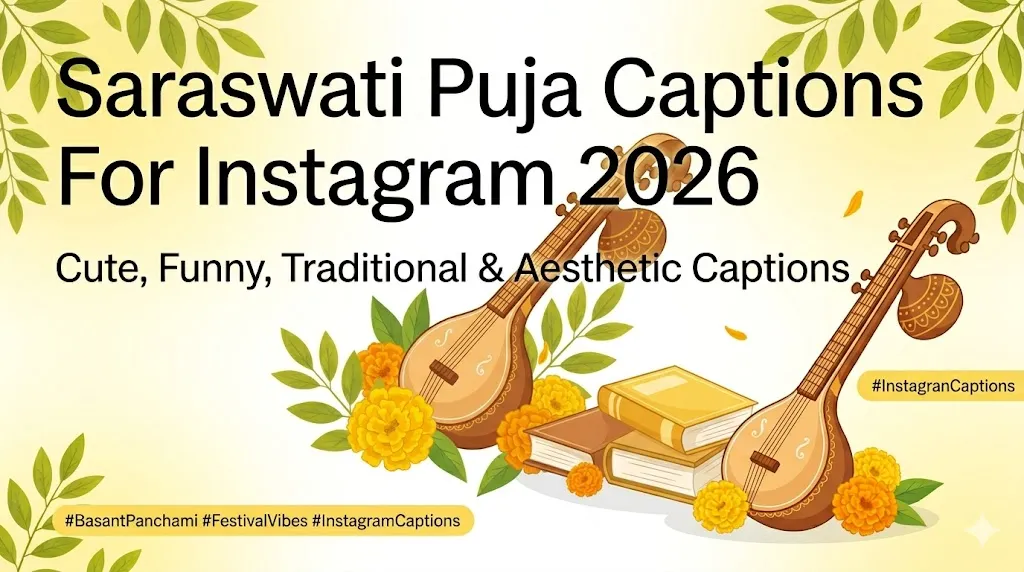 saraswati puja captions for instagram