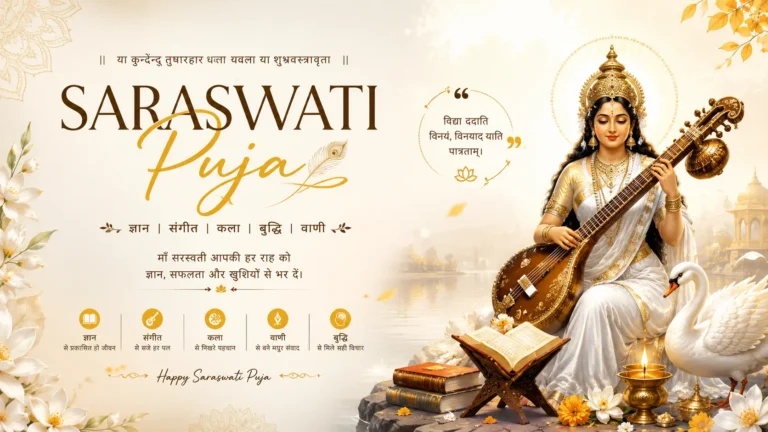 saraswati puja captions for instagram