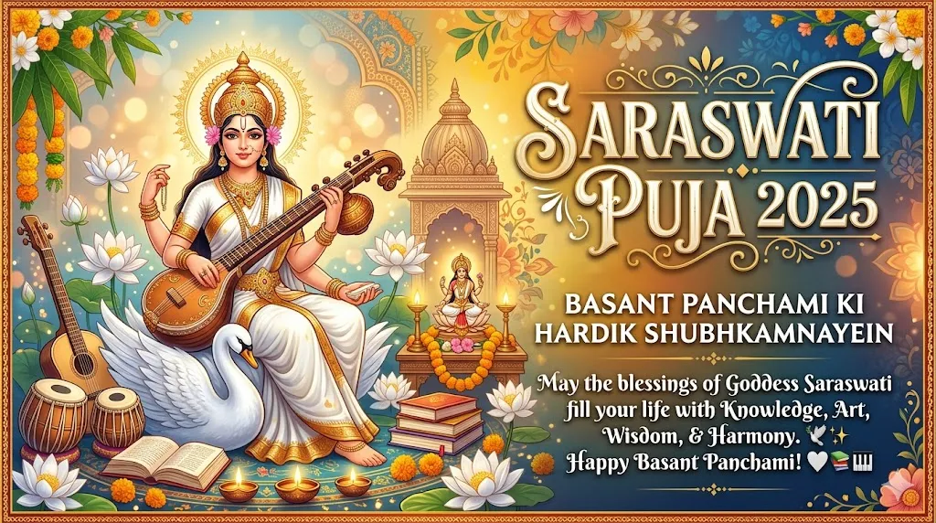 Saraswati Puja Captions For Instagram