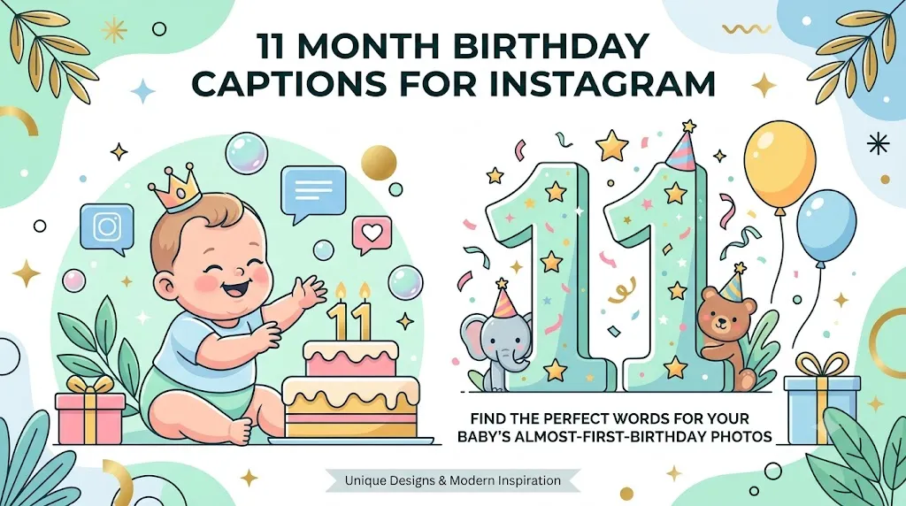 11 Month Birthday Captions For Instagram