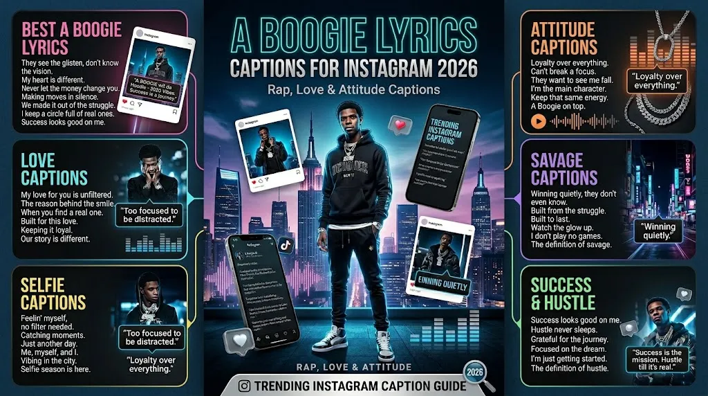 A Boogie Lyrics Captions For Instagram