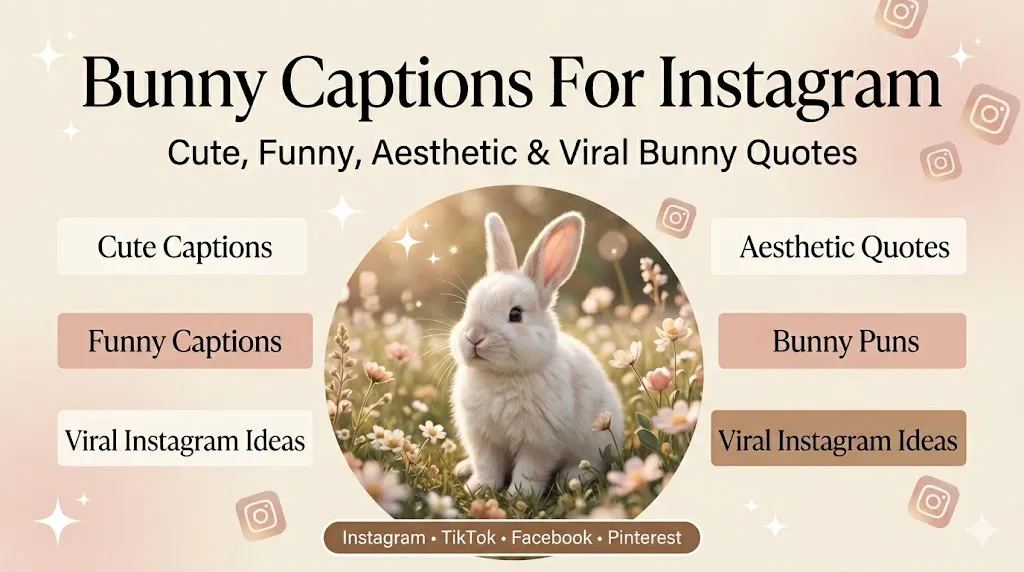 Bunny Captions For Instagram