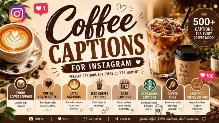Coffee Captions for Instagram