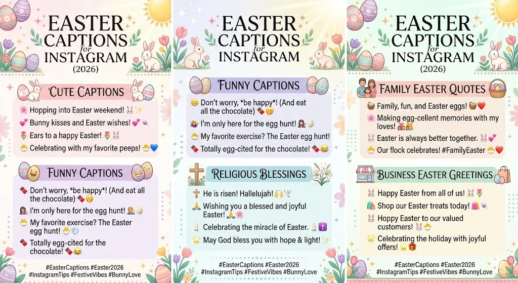 Easter Captions for Instagram