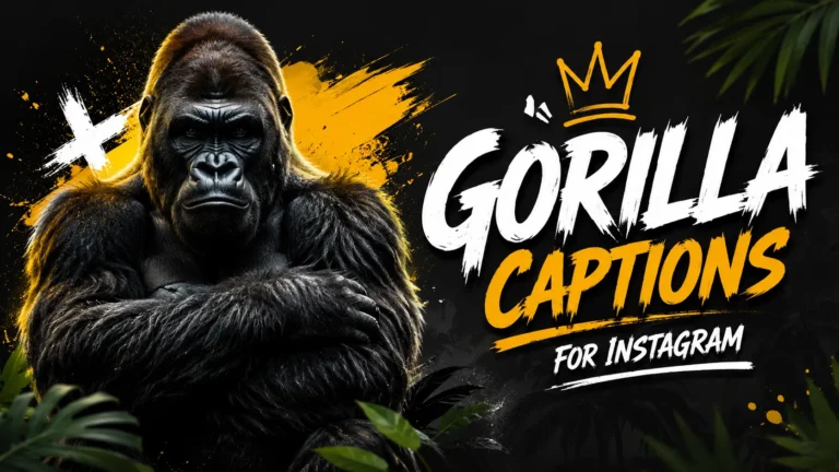 Gorilla Captions For Instagram