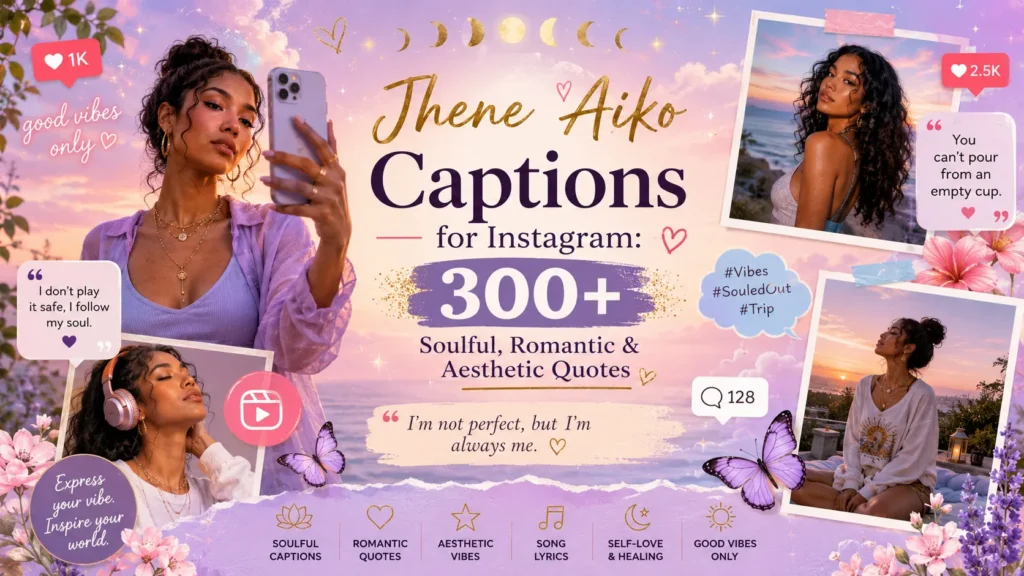 Jhene Aiko Captions for Instagram