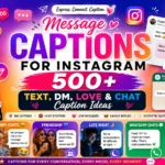 Message Captions for Instagram