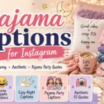 Pajama Captions for Instagram