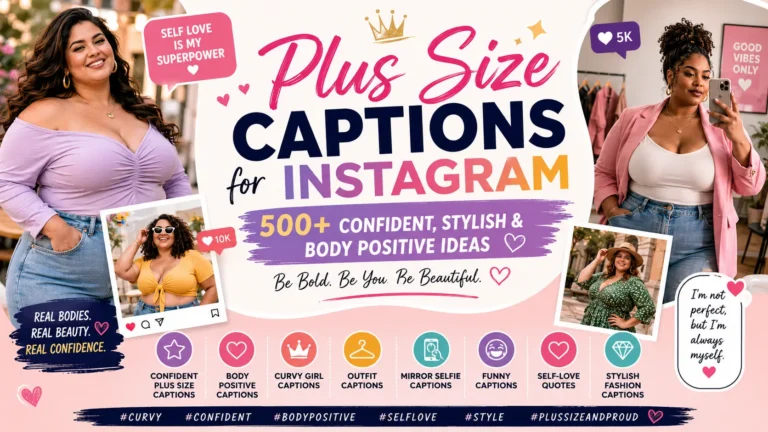 Plus Size Captions for Instagram