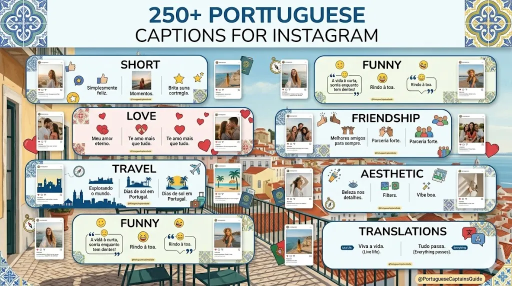 Portuguese Captions for Instagram