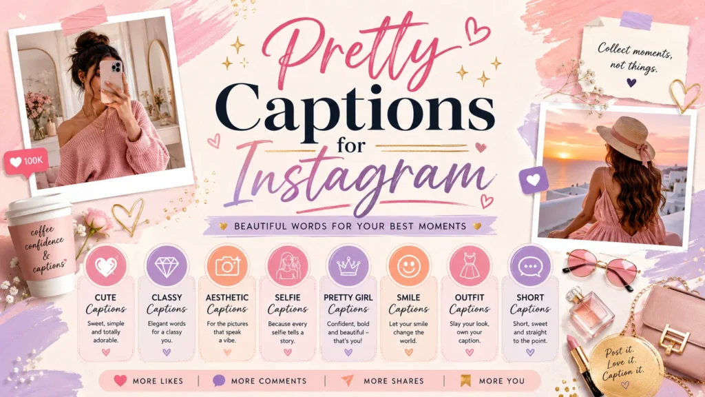Pretty Captions for Instagram