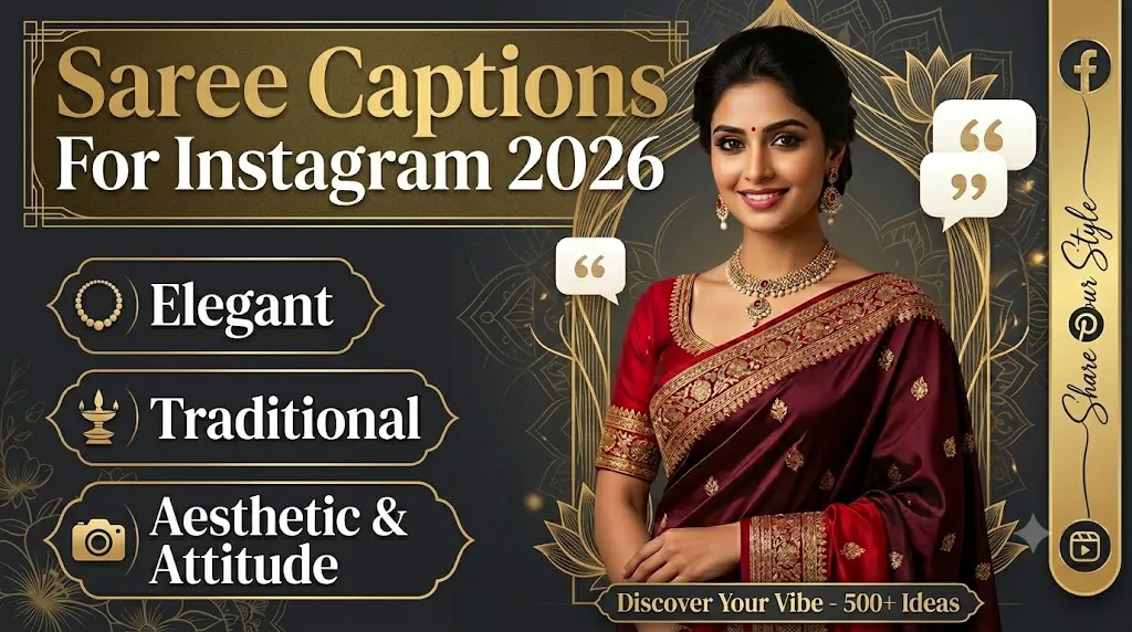 Saree Captions For Instagram