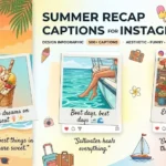 Summer Recap Captions for Instagram