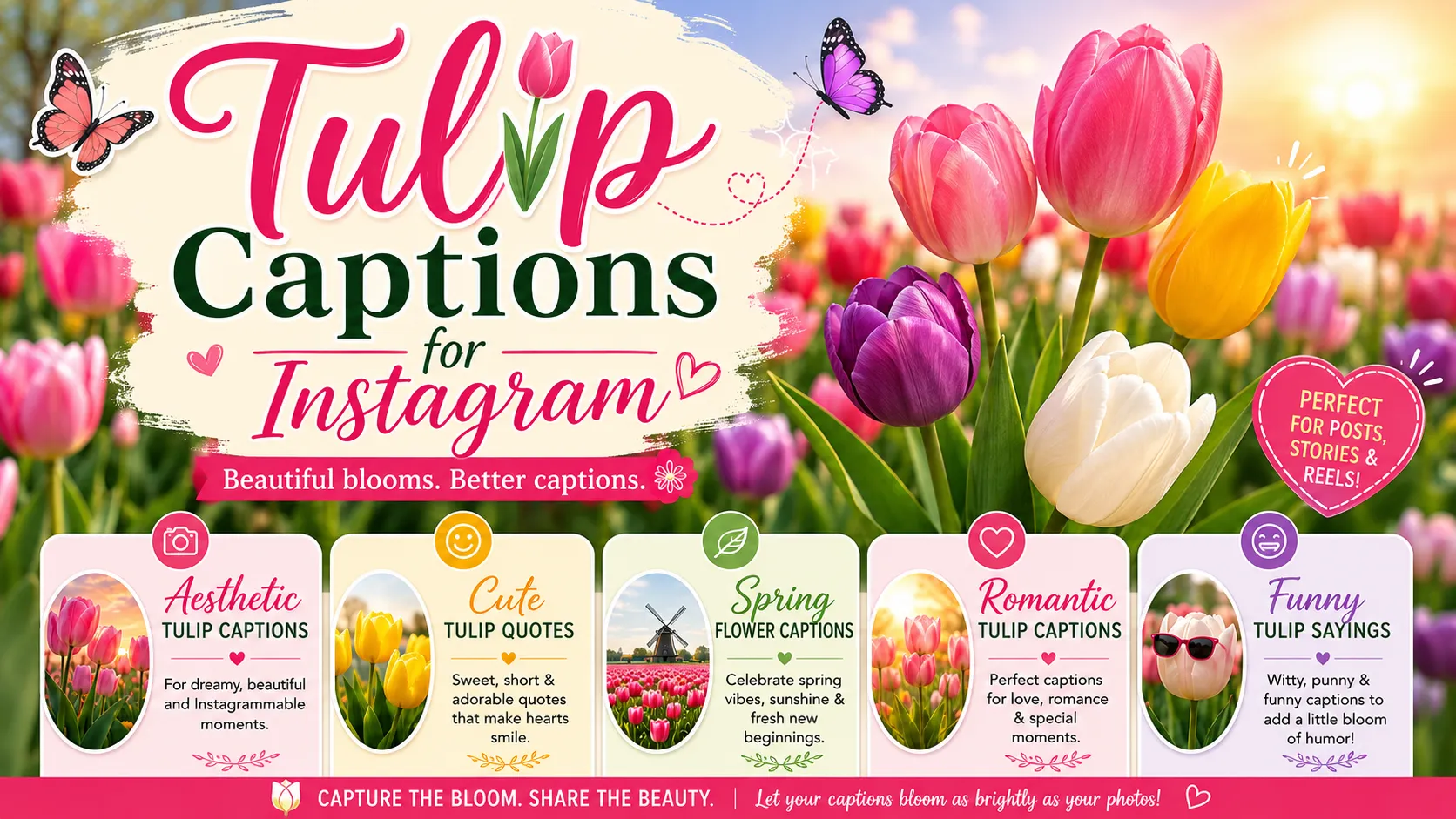 Tulip Captions for Instagram