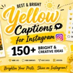 Yellow Captions for Instagram