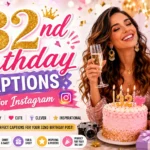 32nd Birthday Captions for Instagram