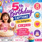 5th Birthday Captions For Instagram