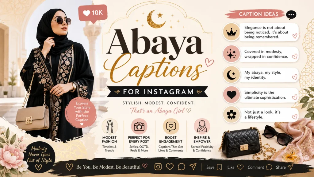 Abaya Captions for Instagram