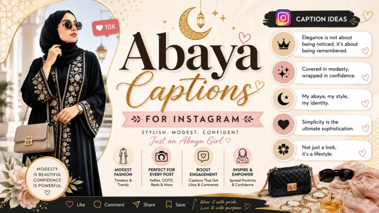 Abaya Captions for Instagram