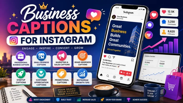 Business Captions For Instagram