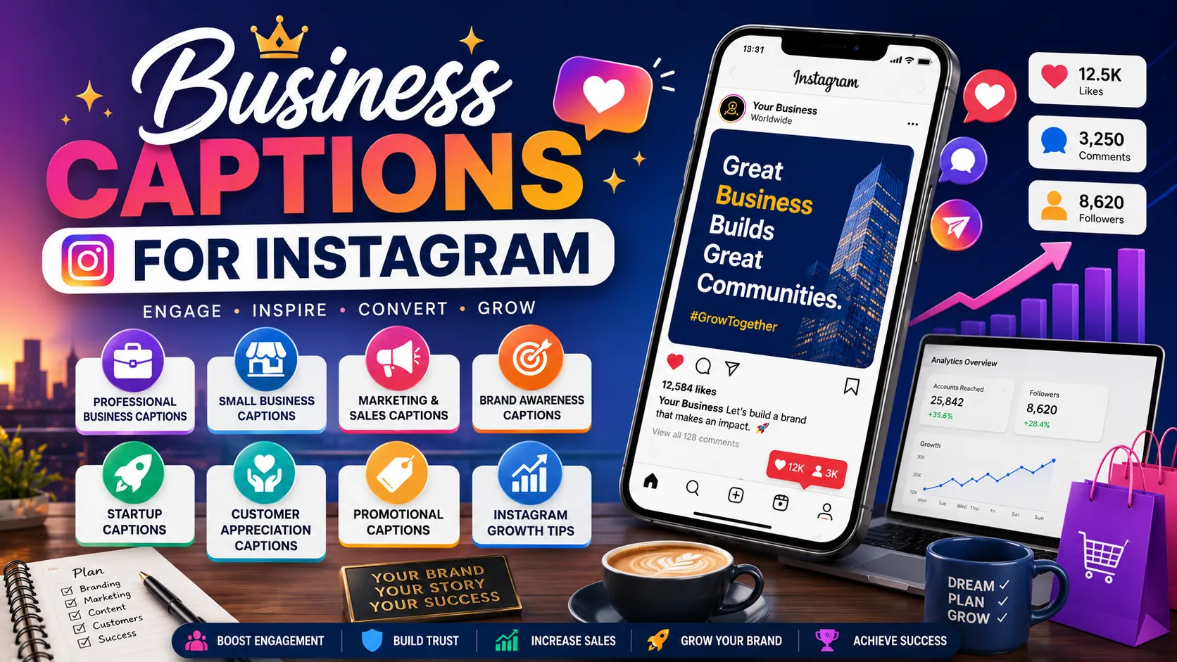 Business Captions For Instagram