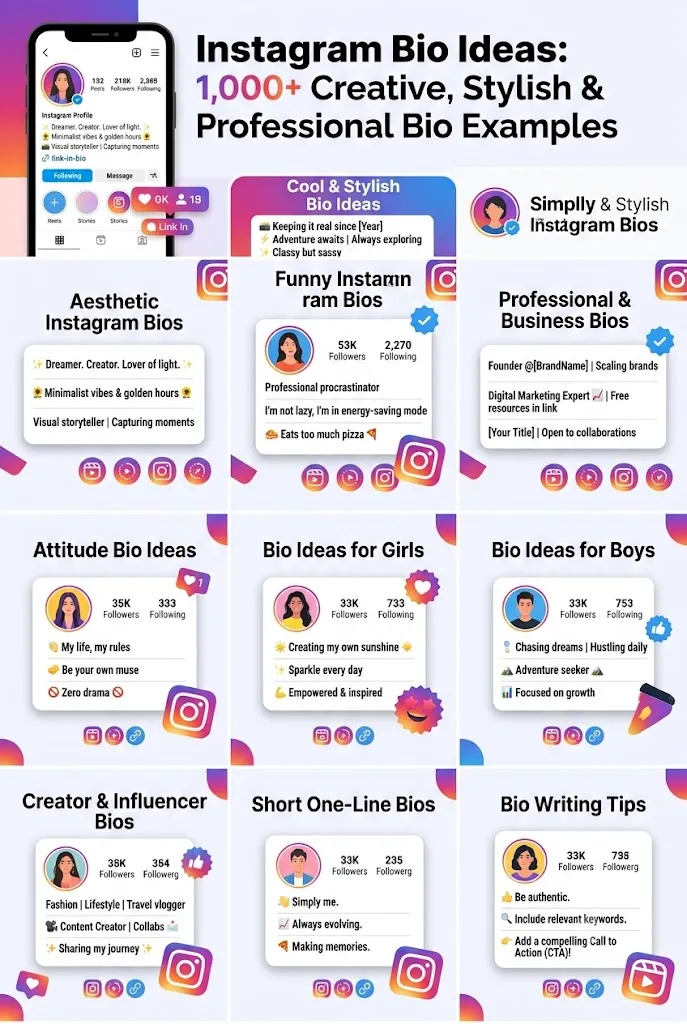 Instagram Bio Ideas