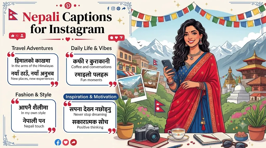 Nepali Captions for Instagram