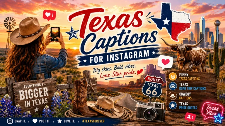 Texas Captions for Instagram