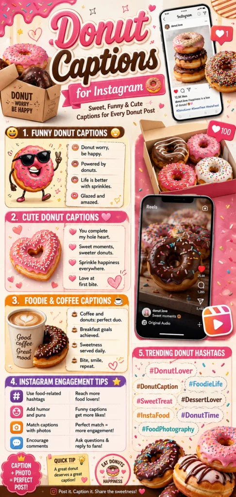 Donut Caption for Instagram