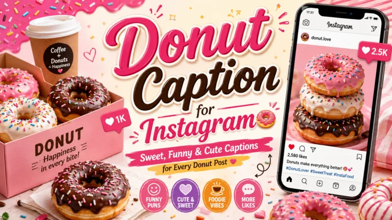 Donut Caption for Instagram
