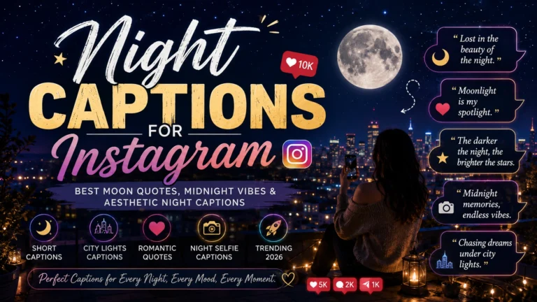 Night Captions For Instagram
