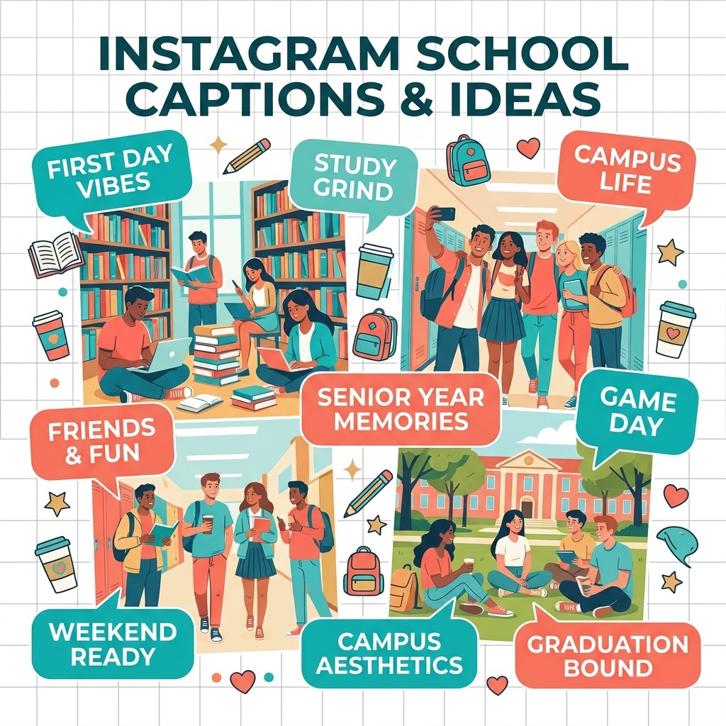 School Captions For Instagram