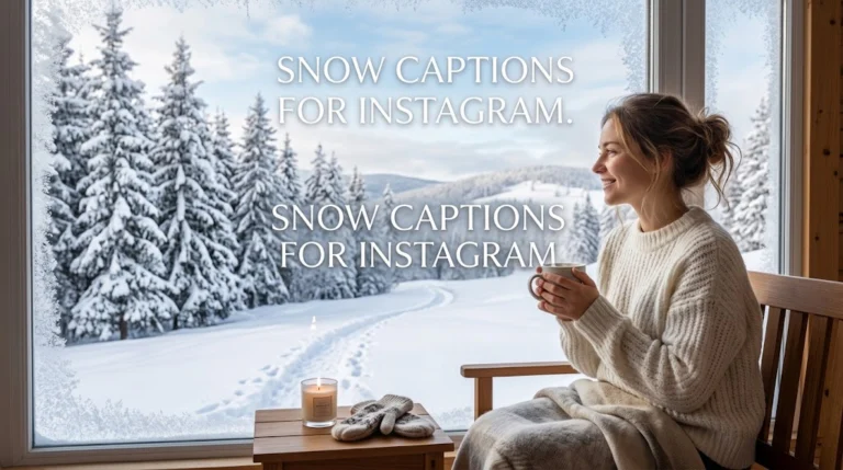 Snow Caption For Instagram