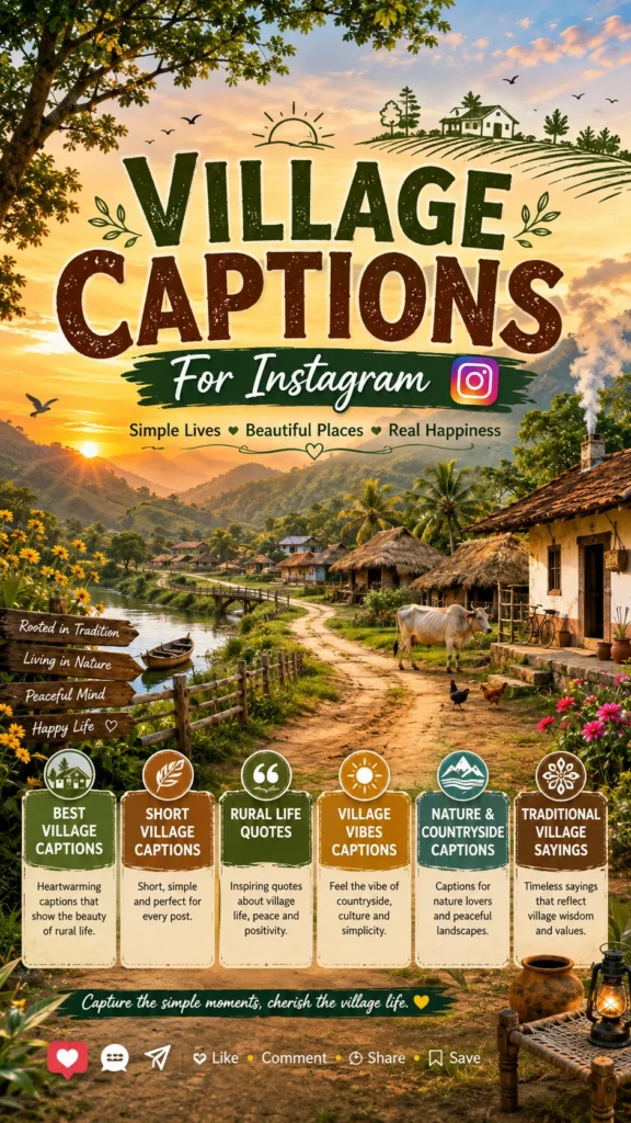 Village Captions For Instagram