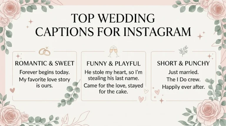 Wedding Captions For Instagram