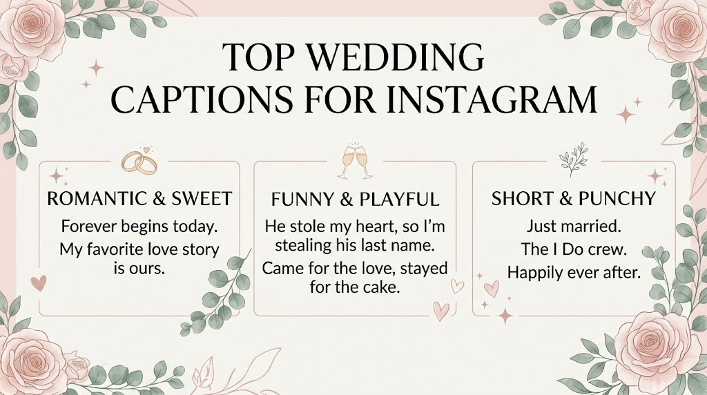 Wedding Captions For Instagram