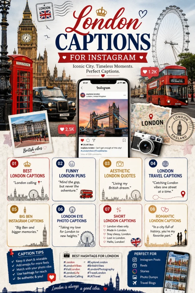 London Captions For Instagram