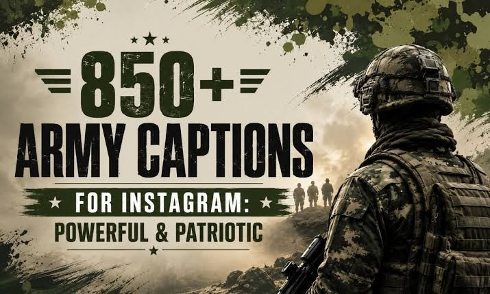 Army Captions For Instagram