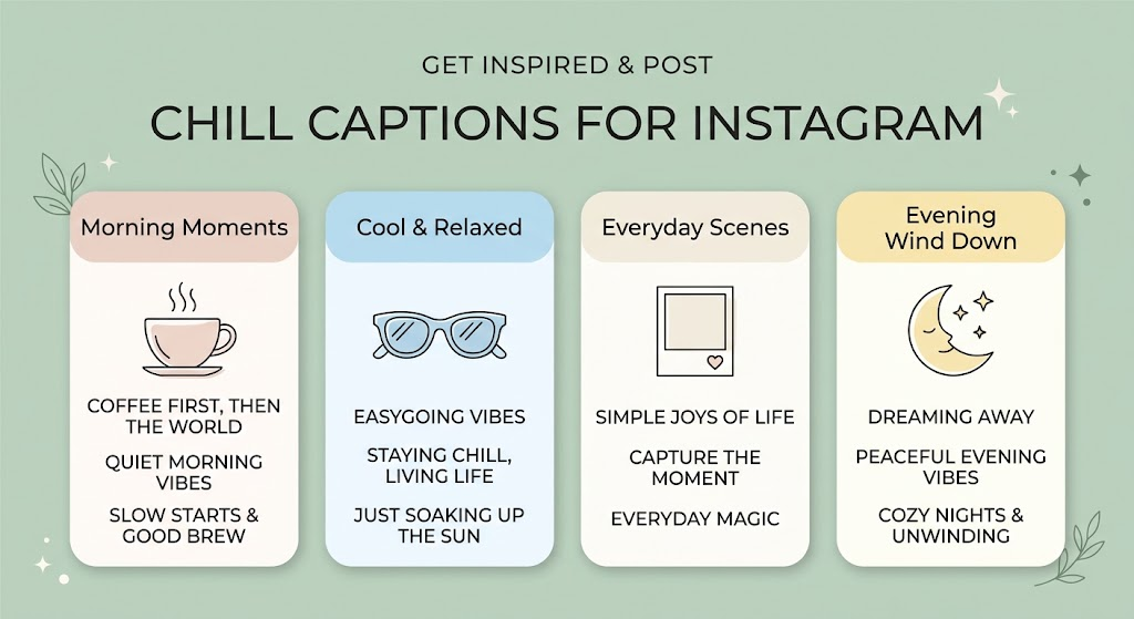 Chill Captions For Instagram