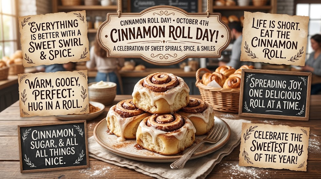 Cinnamon Roll Day Quotes