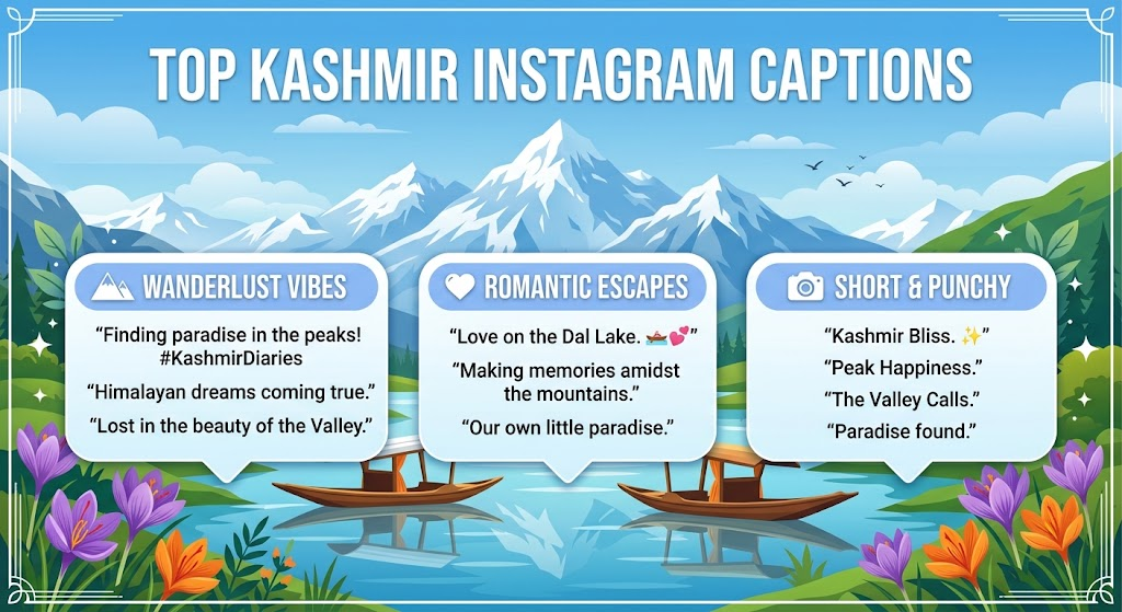 Kashmir Captions For Instagram