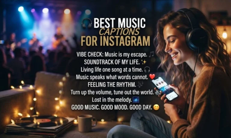 Music Captoins For Instagram