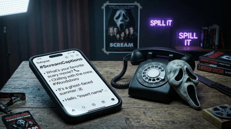 Scream Captions For Insatgaram