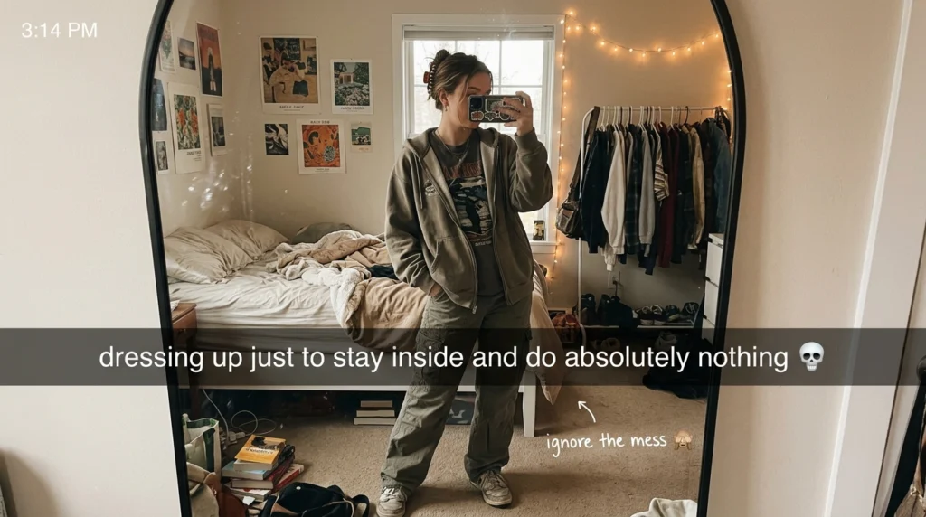 Captions On Mirror Selfie